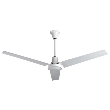 Ves 56 Inch 240v Industrial Garage Ceiling Fan Forward Reverse
