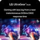 thumbnail image 3 of LG UltraGear 32GS95UE-B 32" 16:9 Modo Dual 4K UHD 240Hz y Monitor de Juegos OLED HDR Full HD 480Hz, 3 of 5