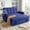 Dark Blue, variant on 54" Sleeper Sofa Bed, Convertible Pull Out Couch Futon with Side Table, USB Ports, Cup Holder, Adjustable Backrest, Velvet Sofa Bed for Living Room Apartment, Black