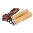 thumbnail image 4 of Cuerda de saltar de piel de vaca con mango de madera, portátil, muy eficaz, para hacer ejercicio físico, 4 of 15