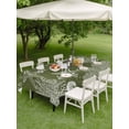 thumbnail image 4 of Outdoor Tablecloth with Umbrella Hole for Patio/Picnic/Party/Camping, Sage Green Coastal Waterproof Table Cloth Rectangle Table Cover Washable, Starfish Coral Summer Beach Ocean (60"x 120"), 4 of 8