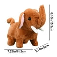 thumbnail image 3 of Xecvkr Battery Operated Walking Plush Toy Realistic Small Animal with Walking Motion Sound Soft Cuddly Toddler Companion 18.5x15.5x8cm Battery Powered 1 Piece, 3 of 6