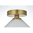 thumbnail image 5 of Elegant Lighting LD2255SG Gene 8" Wide Semi-Flush Ceiling Fixture - Gold, 5 of 7