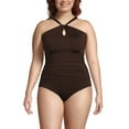 thumbnail image 3 of Lands' End Women's Plus Size Chlorine Resistant High Neck Multi Way One Piece Swimsuit, 3 of 3