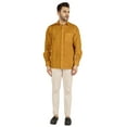 thumbnail image 2 of Bestman Solid Formal Button Down Shirt For Men Long Sleeve With Patch Pocket Business Wear, 2 of 7