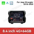 thumbnail image 2 of TPXINXIN 8.4 Inch Screen Car Radio For Jeep Wrangler 2018-2020 Android GPS Navigation Multimedia Video Player Stereo Receiver Head Unit, 2 of 11