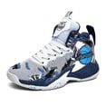 thumbnail image 2 of Zapatos De Baloncesto Para Niños Zapatillas De Deporte Transpirables Zapatos Deportivos Para Niños Y Niñas Yj8768-BlancoAzul-39 Sailing Electrónica, 2 of 5