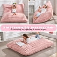 thumbnail image 3 of Sillón puff gigante 3 en 1 Hobestluk con funda lavable, 3 of 9