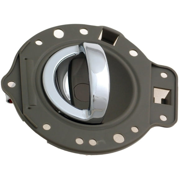 Dorman 83984 Front Passenger Side Interior Door Handle for Specific Jeep Models, Chrome Lever; Beige Housing