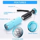 thumbnail image 2 of Luces portátiles para actividades al aire libre, linternas que brillan en la oscuridad con aluminio de grado aeronáutico, agarre recubierto de goma que garantiza comodidad y durabilidad, diseño, 2 of 7