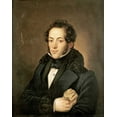 thumbnail image 2 of Russian School 15x18 Gold Ornate Wood Framed with Double Matting Museum Art Print Titled - The Poet Aleksandr Sergeevich Pushkin, 2 of 4