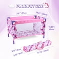 thumbnail image 3 of Juego de cuna Baby Doll BABESIDE Reborn para 43 a 53 cm con bolsa de almacenamiento, 3 of 7