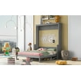 thumbnail image 4 of Queen Size Murphy Bed with a Shelf, Gray, 4 of 13