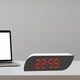 thumbnail image 2 of Despertadores digitales Espejo 24H USB/Alimentado por batería Calenrio Temperatura Luz roja bnca Zulema Despertador digital, 2 of 8