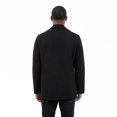 thumbnail image 2 of Men's London Fog Classic Wool Blend Peacoat Color: Black Size: XL, 2 of 4