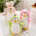 thumbnail image 2 of 20 cm lindo pingüino de peluche juguetes animales muñeca pingüinos familia para niños niña pingüino regalo, 2 of 5