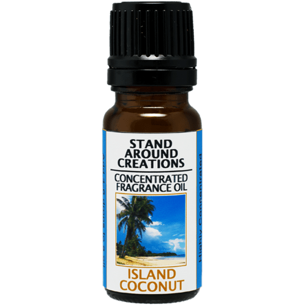 ISLAND COCONUT FRAGRANCE OIL .33FL. OZ.
