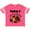 Football Pink and White, variant on Inktastic Papa's Little Ladybug Boys or Girls Toddler T-Shirt