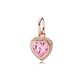 thumbnail image 1 of Flying Unicorn Pig Charm Fit Pandora Charms Classic Sparkling Herbarium Cluster Dangle brazde & brazjoya de chica regalo de Navidad de corazón rosa rubí colgante, 1 of 4
