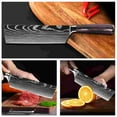 thumbnail image 3 of 7 inch butcher knife Forged high carbon German HC steel Stainless steel vegetable kitchen knife for home and kitchen with ergonomic handle, 3 of 7