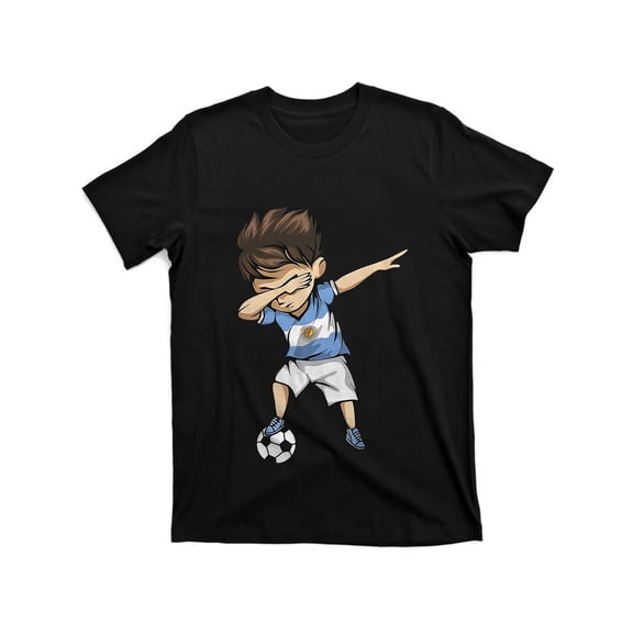 Argentina National Team Soccer Jersey Print T-Shirt