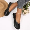 thumbnail image 4 of Purcolt Flats for Women Comfort Casual V-Cut Round Toe Slip On Ballet Shoes Lightweight Soft Sole Dress Shoes for Walking Work Office, 4 of 9