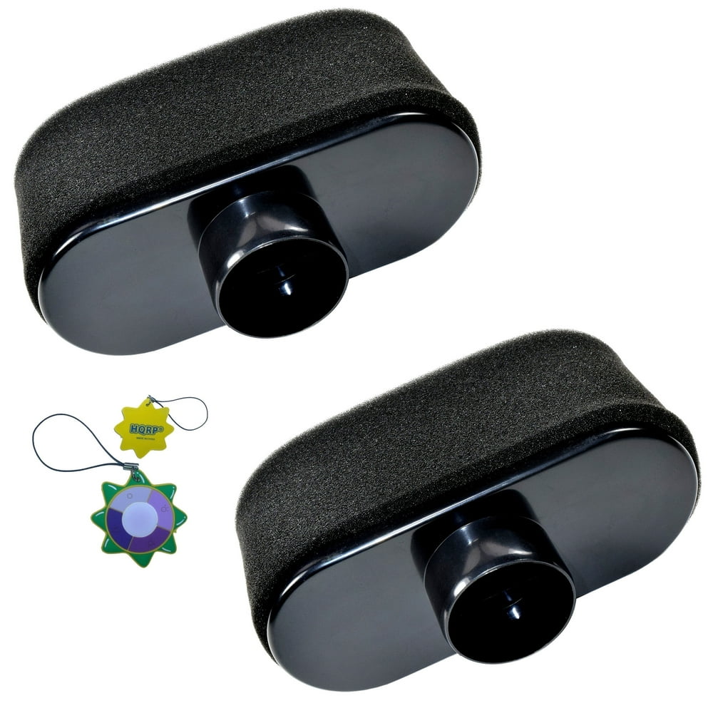 HQRP 2pack Air Filter Cartridge for John Deere Z655 X590 Z465 Z445