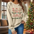 thumbnail image 2 of Winter Saving Talove Long Sleeve Shirts for Women Graphic Printed Sweatshirt Women Fall Clothes Tunics Tops To Wear with Leggings Womens Tops Christmas Shirts, 2 of 6