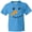 Pacific Blue, variant on Snowman Face Youth T-Shirt