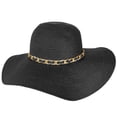 thumbnail image 2 of AERUSI Mrs Wickman Straw Floppy Hat [One Size Fits Most], 2 of 4