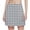 Dark Gray, variant on QTBIUQ Girls Athletic Skort Fake Two Piece Skirt Grid High Waist A-Line Solid Color Skirt for Running Tennis Casual Play Outfit