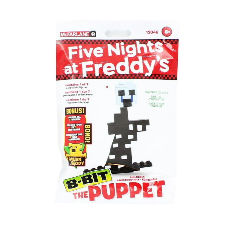 Five Nights at Freddy's 8-Bit Buildable Figure: Plush Fredbear