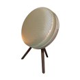 thumbnail image 1 of Soporte de Altavoz de Escritorio Portátil para Altavoz A1 2.º Soporte de Altavoz Estable Estabilidad Mejorada Madera de Olmo Dorado, 1 of 5