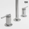 thumbnail image 6 of Vigo Vg01304 Sterling 1.2 GPM Widespread Bathroom Faucet, 6 of 13