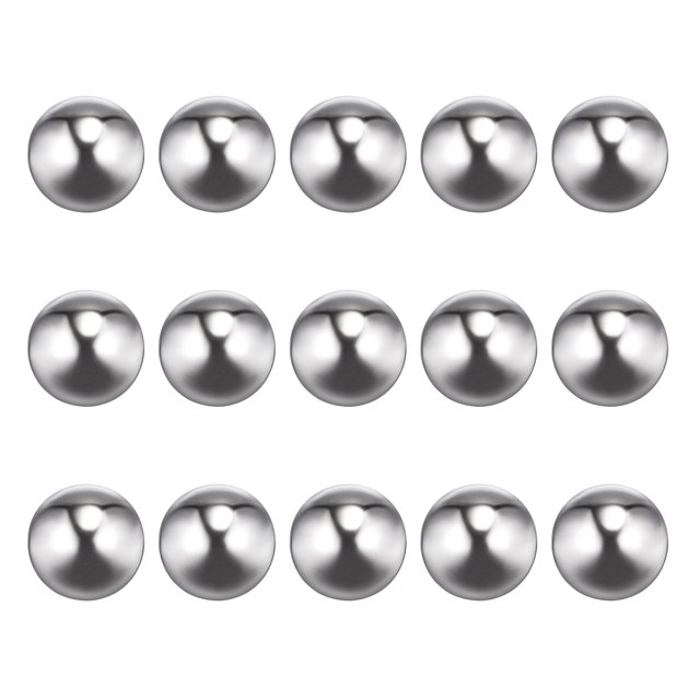 Unique Bargains Boules de Roulement en Acier Inoxydable 16mm 201 G1000 Précision Lot de 15