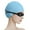 Blue, variant on Unisex Silicone Swim Cap for Women Men, Large Size Waterproof Swimming Caps for Long Short Hair/Braids to Keep Hair Dry Hairstyle Unchanged, Black