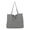 Black, variant on Women's Plaids Canvas Tote Bag Large Capacity Trendy Shoulder Purse for Shopping Beach Gifts
