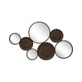 thumbnail image 1 of Sagebrook Home Metal 39" Mirrored Wall Decor, Bronze Wb, 1 of 1
