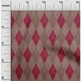 thumbnail image 2 of oneOone Polyester Spandex Brown Fabric Argyle Fabric For Sewing Printed Craft Fabric By The Yard 56 Inch Wide, 2 of 4