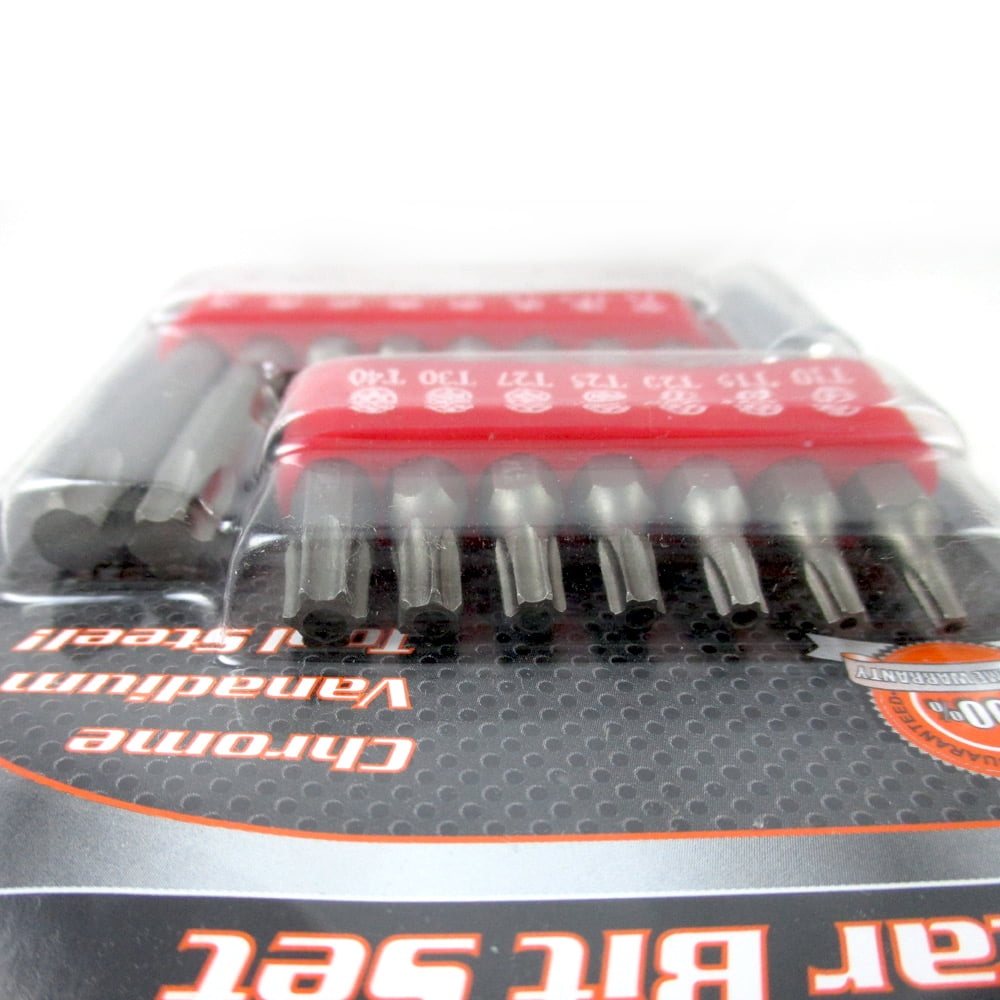 Buy 16 Pc Security Tamper Proof 6 Point Star Bit Torx Set Socket