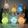thumbnail image 5 of Easter Bunny Atmosphere Lamps Night Light Usb Charging Gift For Children Baby Toy Remote Control Led Lighting, 5 of 5