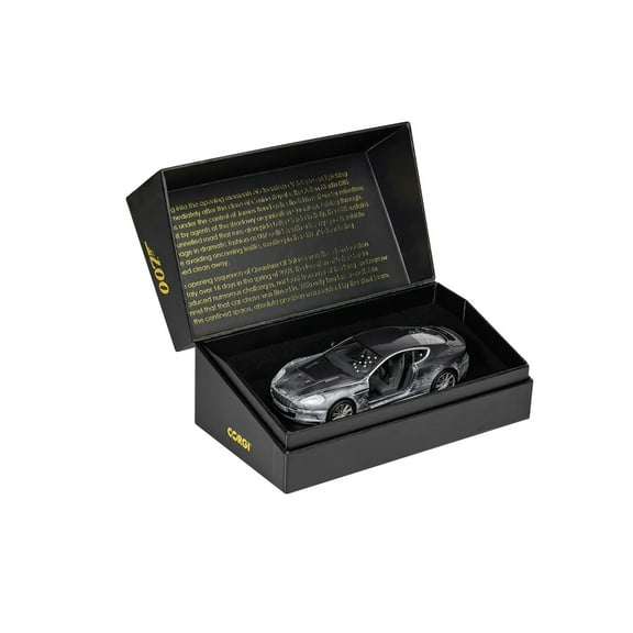 Aston Martin DBS Gray Metallic (Damaged Version) James Bond 007 "Quantum of Solace" (2008) Movie Diecast Model Car by Corgi