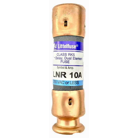 Littelfuse FLNR010.T Class RK5 UL Listed Fuse, Time Delay, 250V, 10 Amp