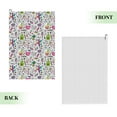 thumbnail image 2 of Easygdp Fun Animal with Unicorn Golf Towel 24x16in for Men and Women with Carabiner Clip for Easy Attachment, 2 of 8