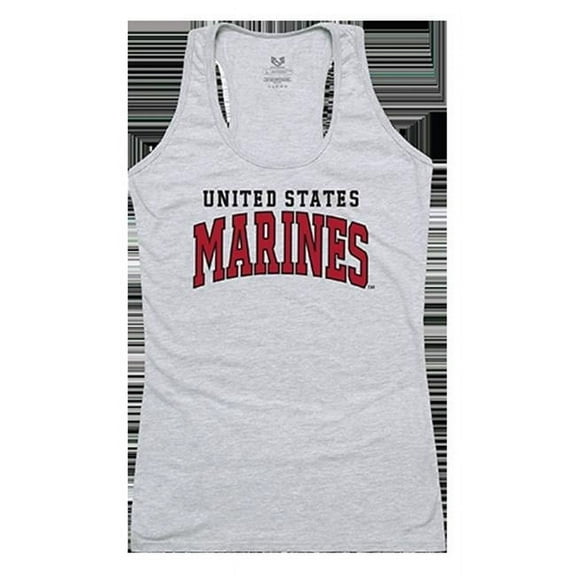 Rapid Dominance Marine Corps1 Graphic Tank Top, Heather Grey - Extra Large