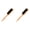 Khaki 2PCS, variant on THHEIC Slick Back Hair Brush with Soft Boar Bristles, Wooden Rat Tail Handle and Wax Stick for Ponytail Smoothing, Edge Control and Sleek Styling