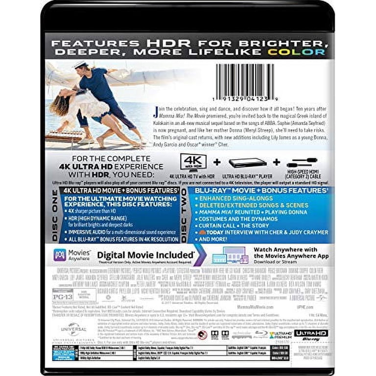Mamma Mia! Here We Go Again (4K Ultra HD (Sing-Along Edition