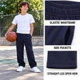 thumbnail image 4 of Tuff Guys Boys Sweatpants 3-Pack Performance Fleece Athletic Pull-On Pants for Boys, 4 of 7