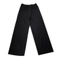 thumbnail image 4 of Women's Casual Wide Leg Pants Comfortable Everyday Basic Pure Color Trousers Versatile for All Seasons with Loose Fit plus Size Yoga Pants with Pockets for Women Women Pants Jumpsuits Casual, 4 of 5