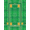 Green, Pattern 4, variant on ODIKA 8'x10' Washable Area Rug Football Sideline Marker Championship Field Layout Footaball for King Size Bedroom Under Bed, Master Suite, Non-Shedding, Easy Care
